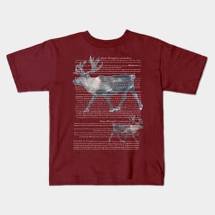 Two Reindeers. Kids T-Shirt